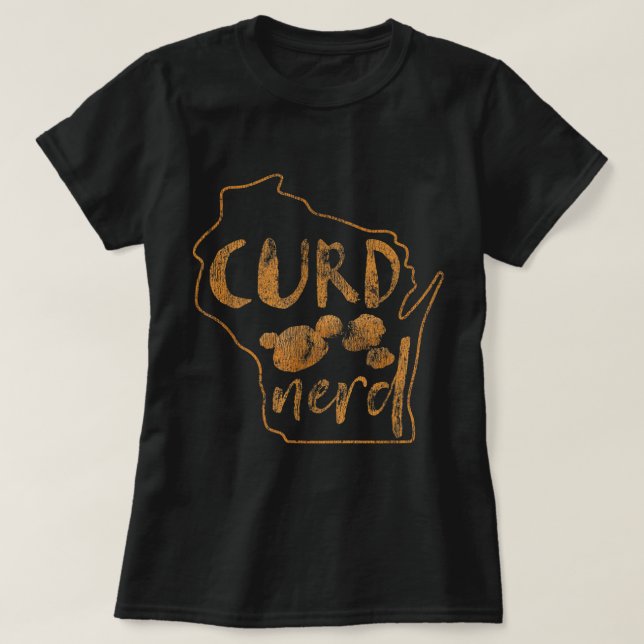 Curd Nerd  Squeaky Cheese T-Shirt (Design Front)