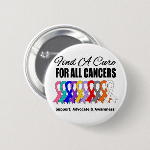 Cure All Cancers 2 Inch Round Button
