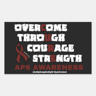 CURE...APS STICKER