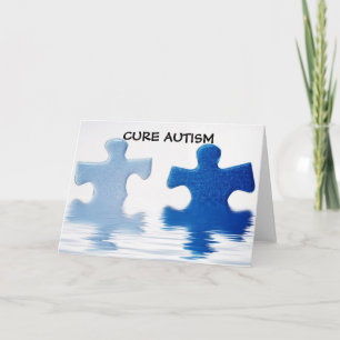 CURE AUTISM CARD