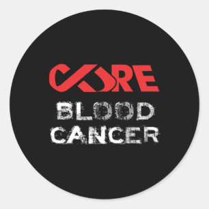 Cure Blood Cancer Awareness  Classic Round Sticker