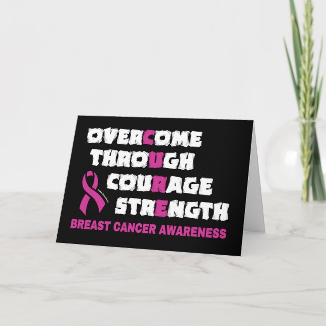 CURE...Breast Cancer Card (Front)