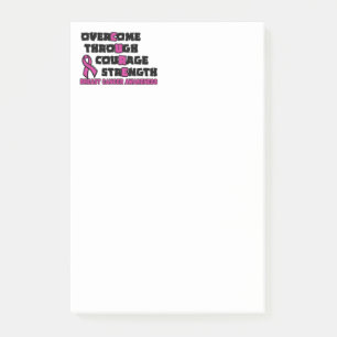 CURE...Breast Cancer Post-it Notes