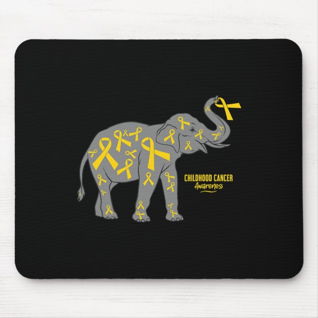 Cure Childhood Cancer  Mouse Pad (Front)