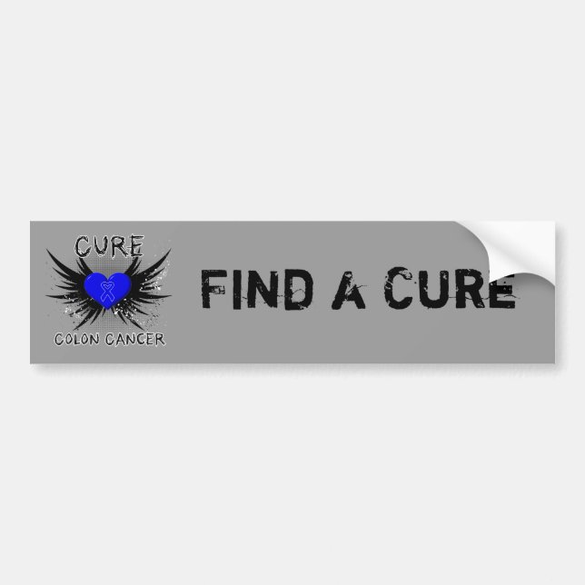 Cure Colon Cancer Bumper Sticker (Front)