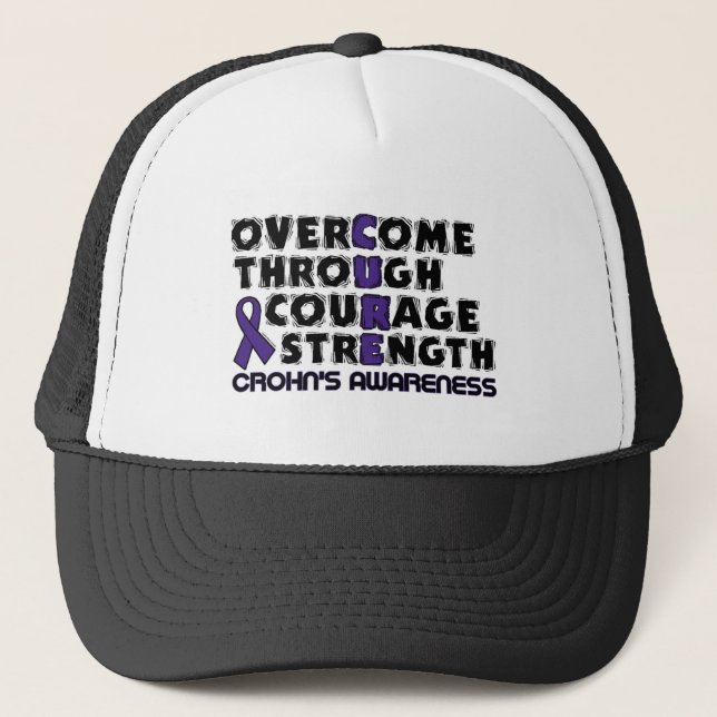 CURE...Crohn's Trucker Hat (Front)