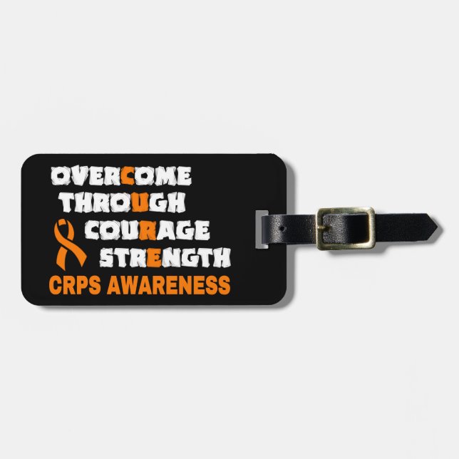 CURE...CRPS LUGGAGE TAG (Front Horizontal)