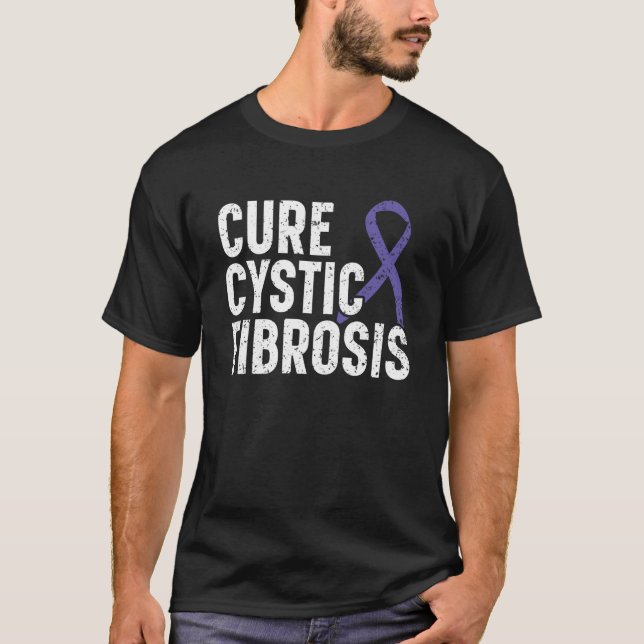 Cure Cystic Fibrosis Warrior Cystic Fibrosis Suppo T-Shirt (Front)