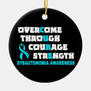 CURE...Dysautonomia Ceramic Ornament
