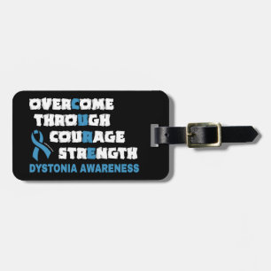 CURE...Dystonia Luggage Tag