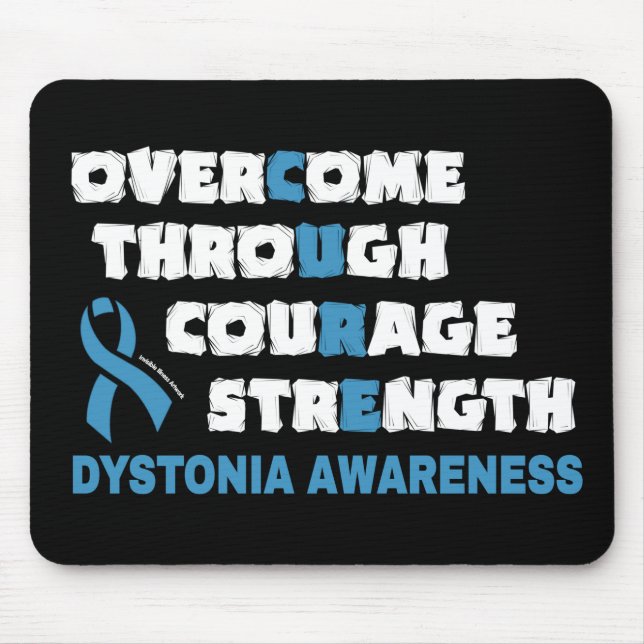 CURE...Dystonia Mouse Pad (Front)