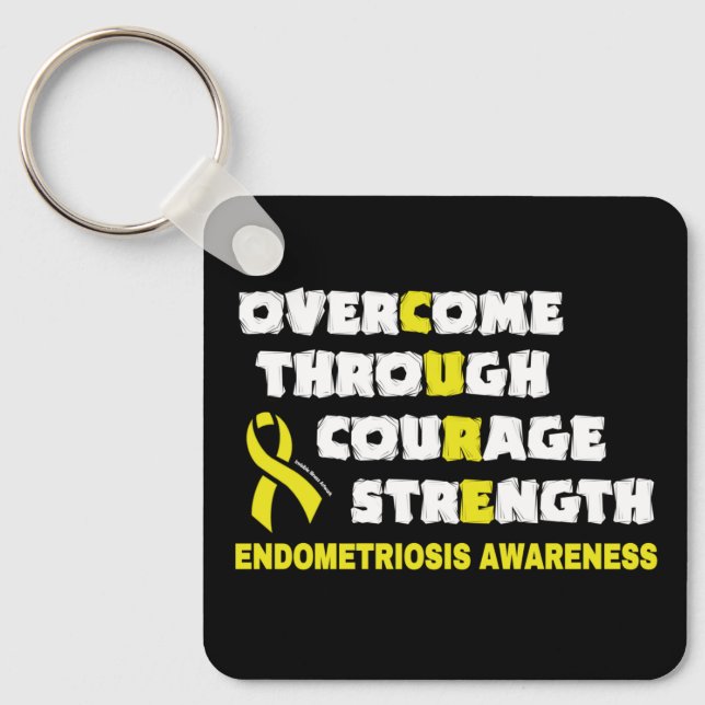 CURE...Endometriosis Keychain (Front)