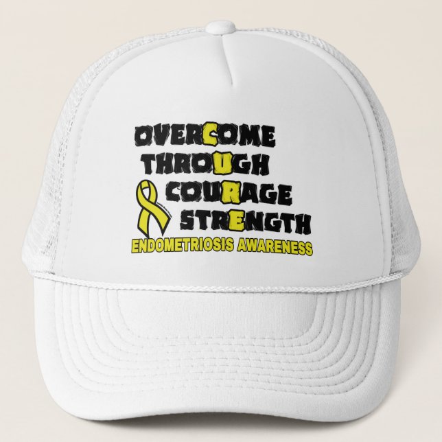 CURE...Endometriosis Trucker Hat (Front)