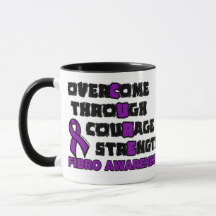 CURE...Fibro Mug à café à deux tons