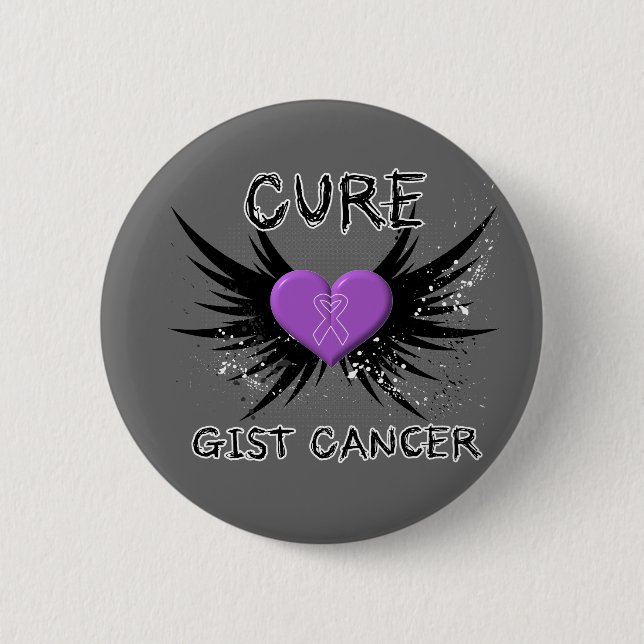 Cure GIST Cancer 2 Inch Round Button (Front)