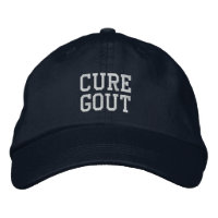 "Cure Gout" - Embroidered Hat