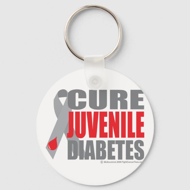 Cure Juvenile Diabetes Keychain (Front)
