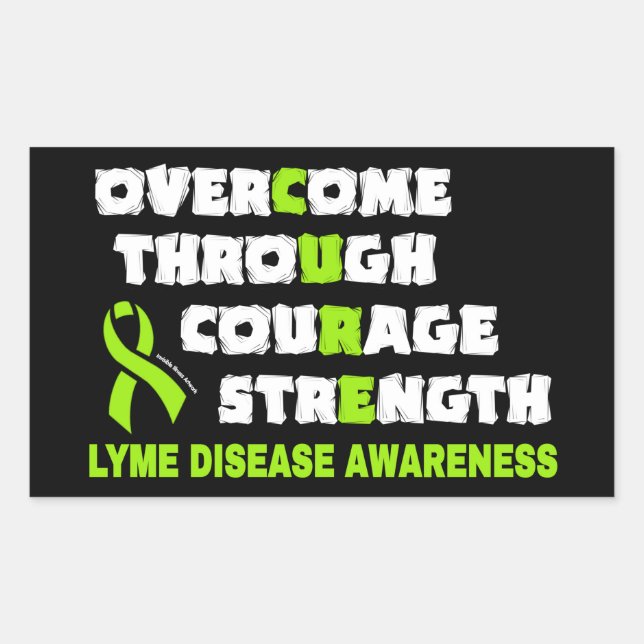CURE...Lyme Sticker (Front)
