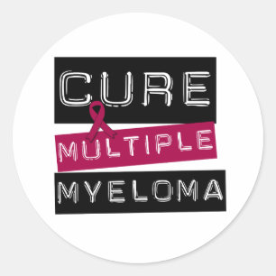 Cure Multiple Myeloma Classic Round Sticker