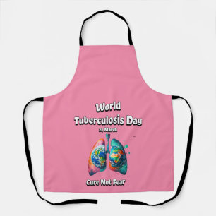 Cure Not Fear. World Tuberculosis Day.  Apron