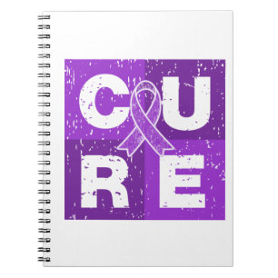 CURE Pancreatic Cancer Distressed Cube Notebook
