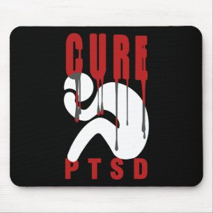 Cure Ptsd Awareness 1 Post Traumatic Stress Disord Mouse Pad