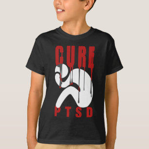 Cure Ptsd Awareness 1 Post Traumatic Stress Disord T-Shirt
