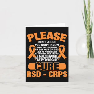 Cure Rsd Crps Support Rsd Crps Awareness  Card