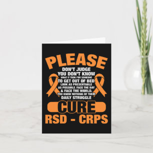 Cure RSD CRPS Support RSD CRPS Awareness Card