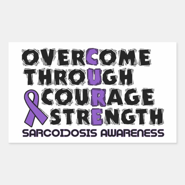 CURE...Sarcoidosis Sticker (Front)