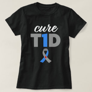 Cure T1D Type One Diabetes Awareness Hope Gift T-Shirt