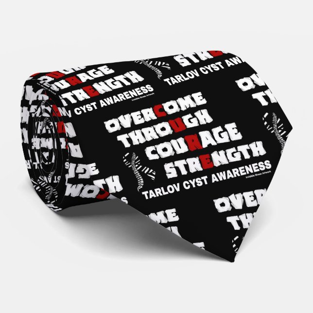 CURE...Tarlov Cyst Neck Tie (Rolled)