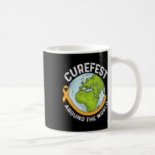 Curefest Around The World Childhood Cancer Awarene Coffee Mug