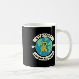 Curefest Around The World Childhood Cancer Awarene Coffee Mug
