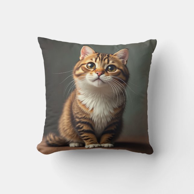 curieux coussin de chat (Recto)