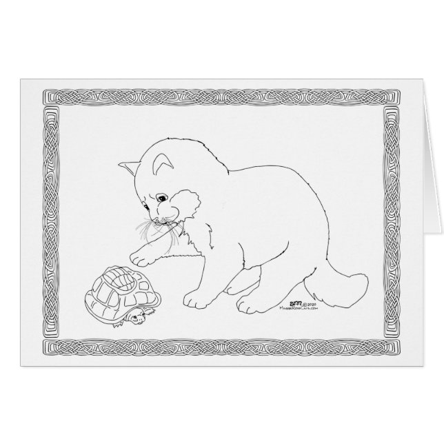 Curieux Kitty (Devant horizontal)