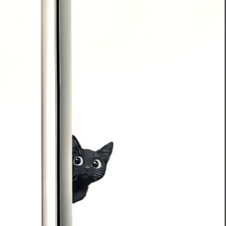 Curieux Kitty Chat Peek Drôle Sticker