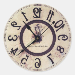 Curieux Sticker 1 Horloge