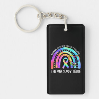 Curing Cancer Takes a Village the Oncology Tribe Keychain