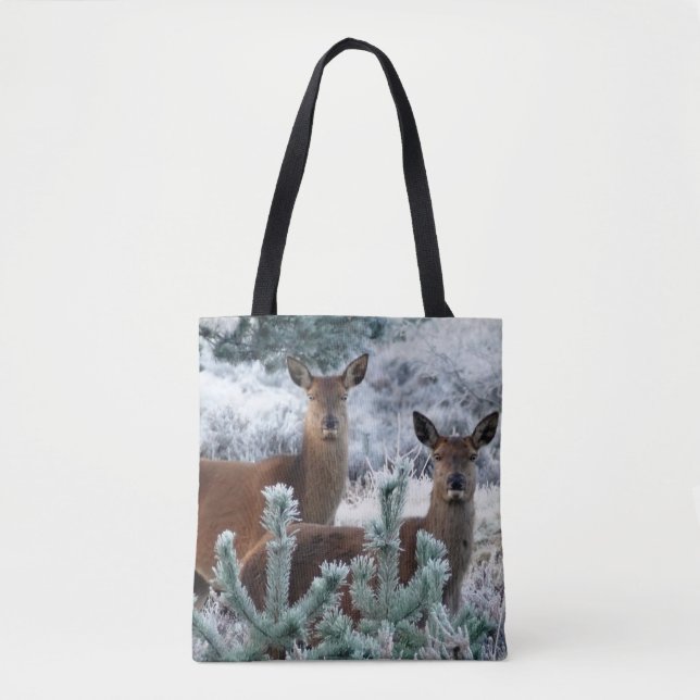 curiosity deer tote bag (Front)