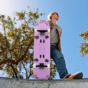 Curiosity Drôle Eyes Skateboard Smile Vos Couleurs