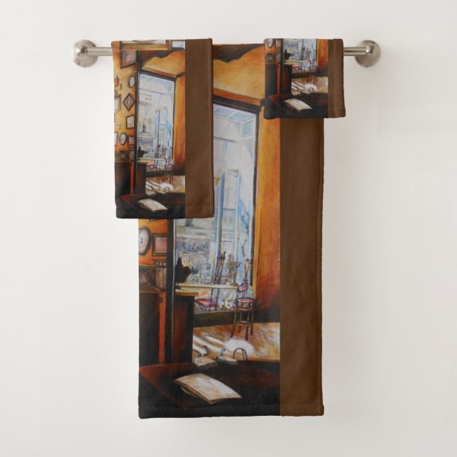 Curiosity is the Tool of the Wise Bath Towel Set (Insitu)