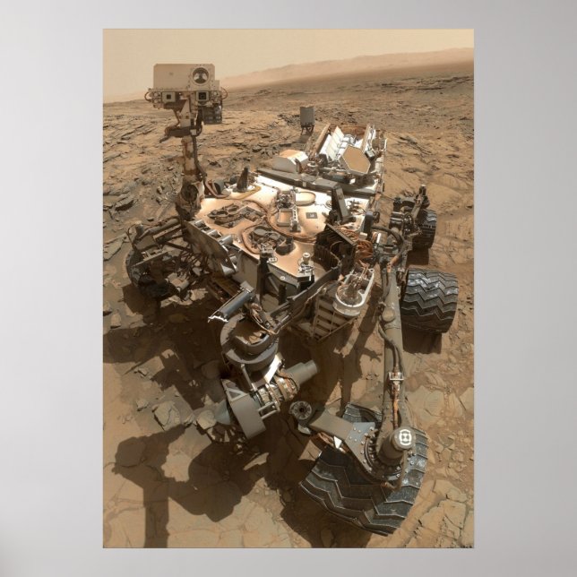 Curiosity Mars Rover Poster (Front)