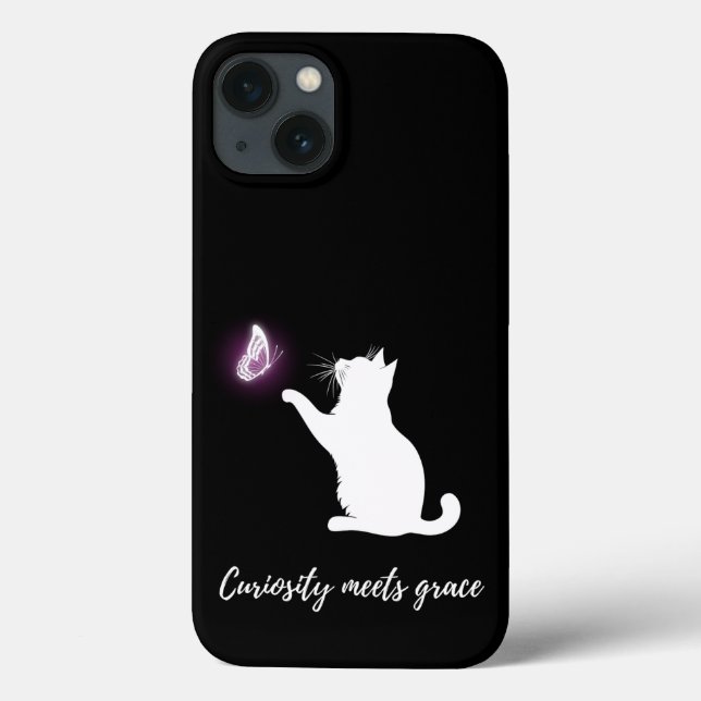 Curiosity meets grace Case-Mate iPhone case (Back)