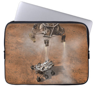 Curiosity Rover Landing On The Martian Surface. Laptop Sleeve