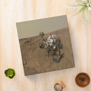 Curiosity Rover On The Surface Of Mars. Binder