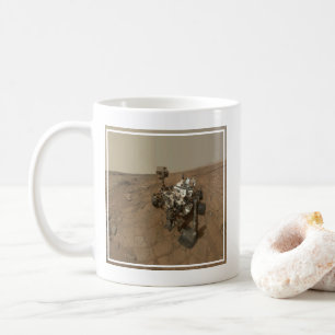 Curiosity Rover On The Surface Of Mars. Coffee Mug