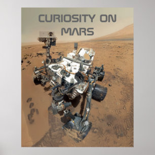 Curiosity Self-Portrait on Mars Poster
