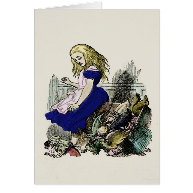 Curious Alice ~ Card (Front)