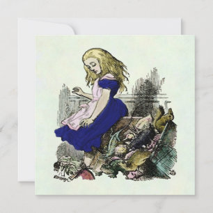 Curious Alice ~ Invitiations Wonderland Invitation
